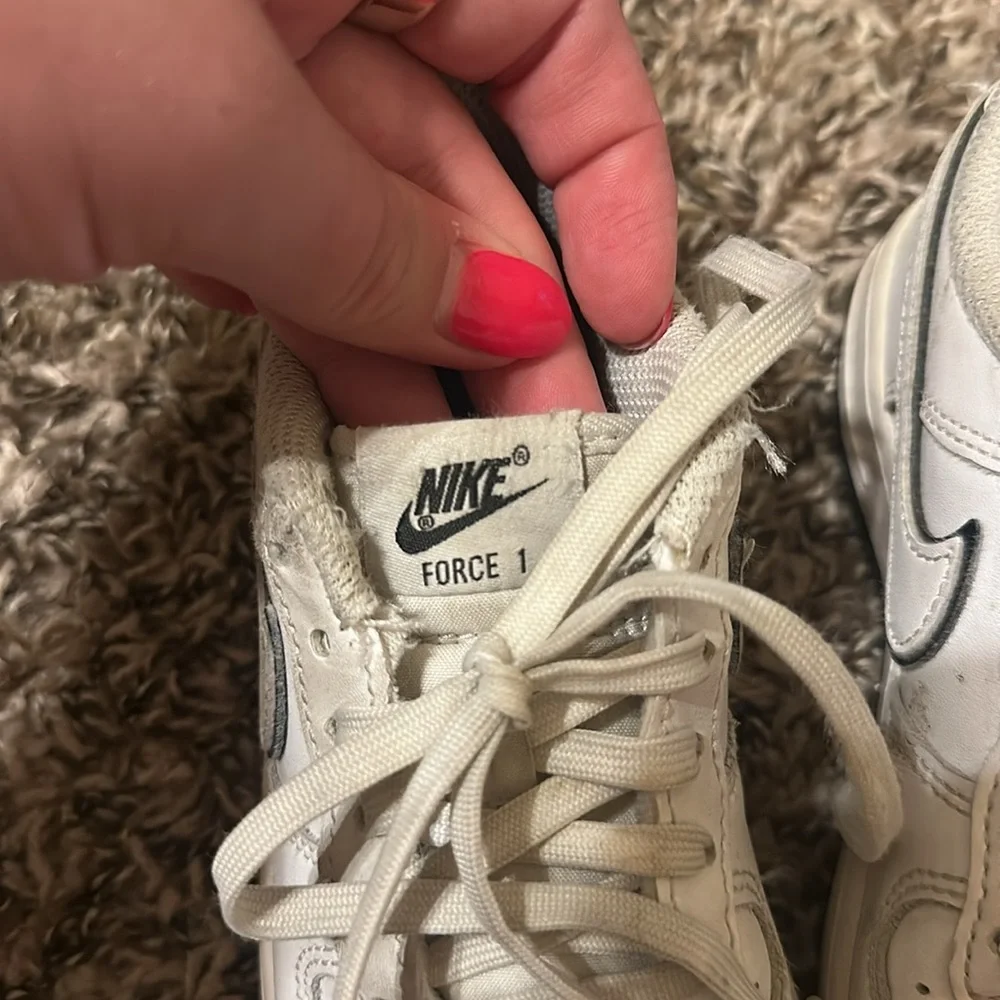 Nike Force 1 White Sneakers Kids 12C